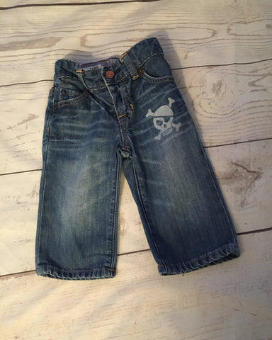 6-12 Months Skull Jeans
