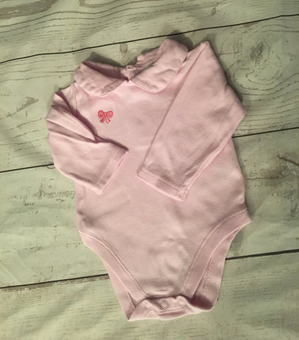 3-6 Months Peter Pan Collar Bodysuit