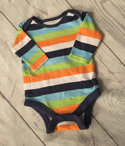1 Month Striped  Bodysuit Unworn