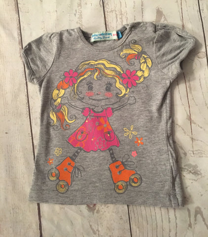 6-12 Months Skater Girl Tshirt