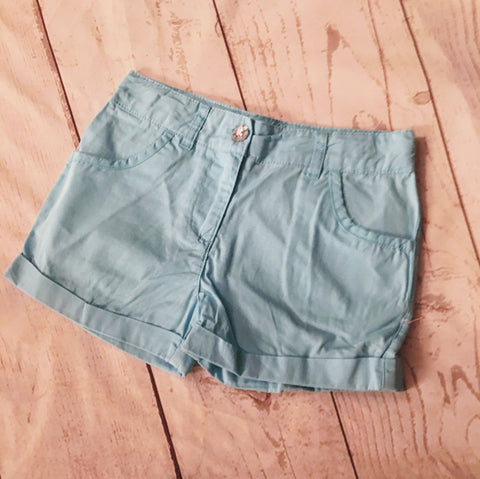 4-5 Years Aqua Blue Shorts