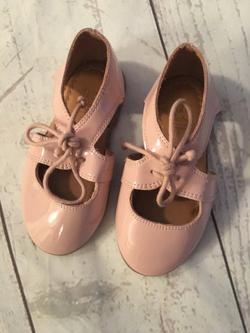 Eur 21 Size 4  Nude Patent Shoes