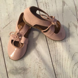 Eur 21 Size 4  Nude Patent Shoes