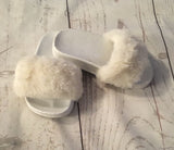 Size 7-8 Eur £24 Fluffy Sliders