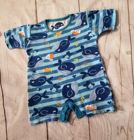 3-6 Months Fish Rompers