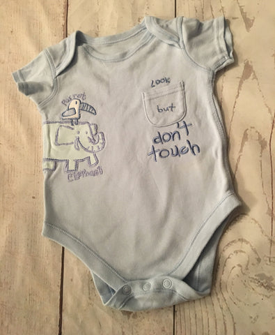 3-6 Months Embroidered Bodysuit