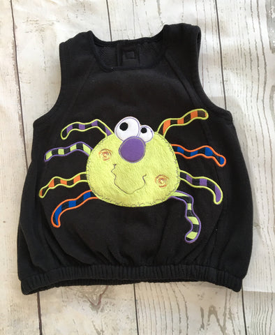 6-9 Months Fleece Spider Top