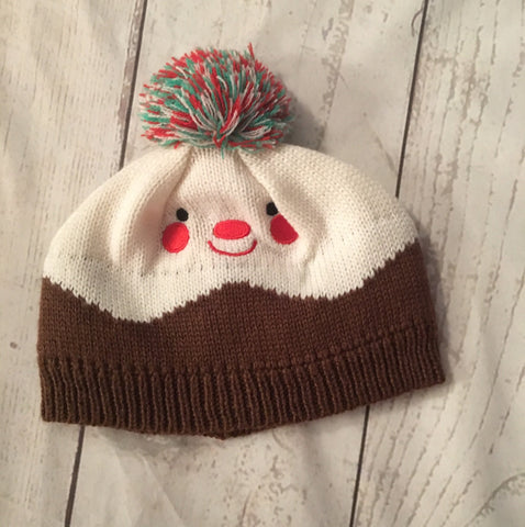 6-12 Months Christmas Pudding Hat